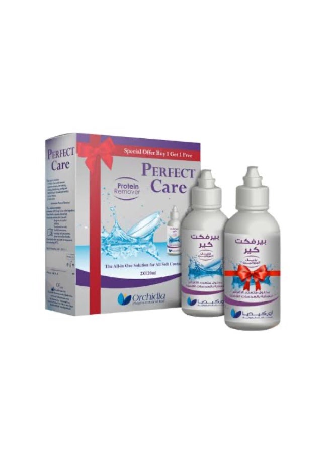 PERFECT CARE SOLUTION FOR ALL SOFT CONTACT LENSES 2*120ML